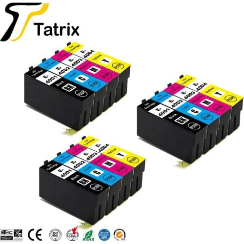 Tatrix T40D1 T40D2 T40D3 T40D4 T40D Premium Color Compatible Printer Inkjet Ink Cartridge for Epson SureColor SC-T3100 SC-T5100