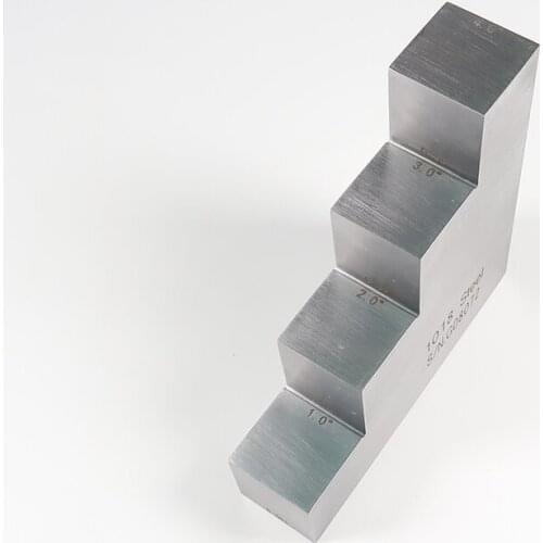 TIPSY STEP NDT CALIBRATION TEST BLOCK 1.0 2.0 3.0 4.0 inch , 4 step ULTRASONIC BLOCK