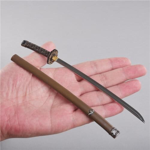 20CM 1/6 Scale Japanese Ninja Sword Models for 12''Figures Bodies Accessories DIY