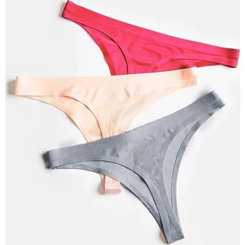 Women Thongs Seamless Female G-string Thong Sexy Woman Panties Ladies Bikinis Thongs Lingerie M-2XL Underwear Drop shipping