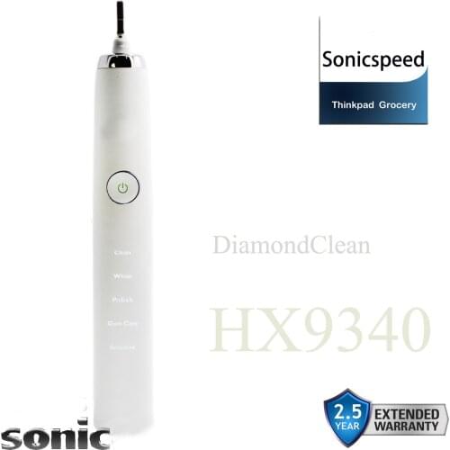 Philips Sonicare DiamondClean Toothbrush Handle HX9340 White Electric Toothbrush HX9903 Hx9332 HX9342 HX9381HX939W