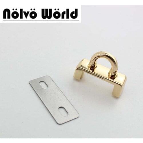10-40pcs 30*11mm 10g alloy gold metal arch bridge connector hanger for bags belts strap Hardware Accessories