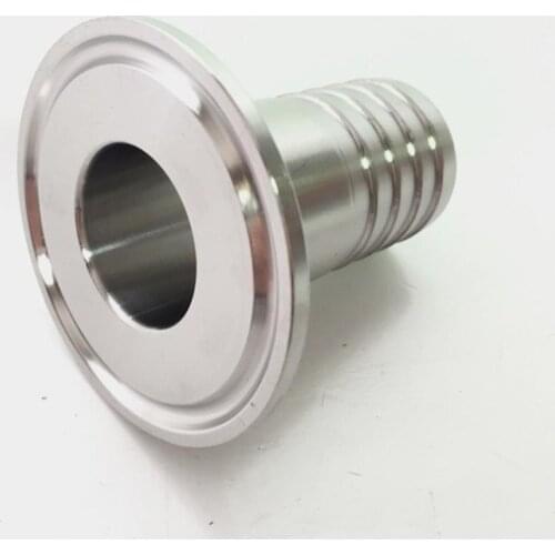 12mm Hose Barb x 0.5" Tri Clamp SUS 316L Stainless Steel Sanitary Tri-Clamp Hosetail Coupler Fitting Home Brew