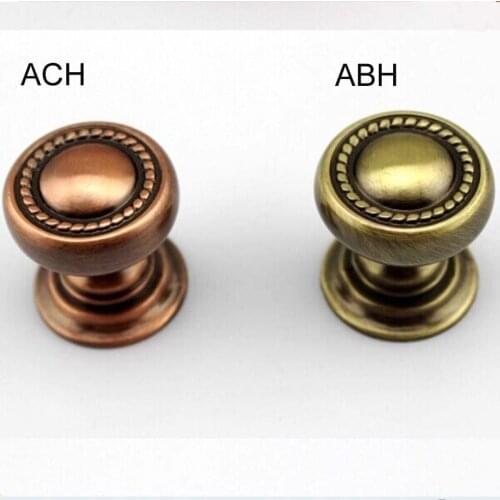 30MM Dresser Black bronze Drawer Pulls Knobs Handles Cabinet Door Pull Handle Rustic Furniture Knob Hardware
