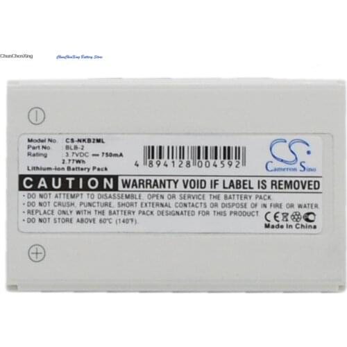 Cameron Sino 750mAh Battery BLB-2 for Nokia 3610,5210,6500,6510,6590,7150,7650,8210,8250,8270,8290, 8310, 8390, 8850, 8890, 8910