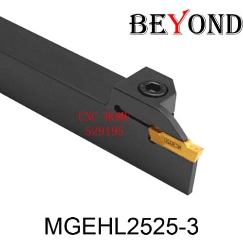 BEYOND MGEHL2525 MGEHL2525-3 Cutting Grooving Tool Holder MGEHL Lathe Cutter Tools Boring Bar torno de bancada резцы токарные