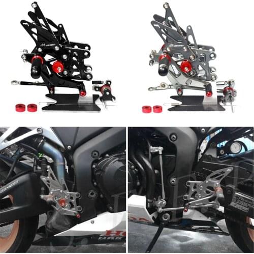 CNC Adjustable Rearsets Foot Pegs Rear Set For Honda CBR600RR ABS 2009 2010 2011 2012 2013 2014 2015 2016 2017 2018