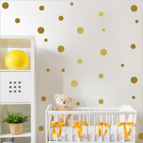 Childrens room simple creative multi - size dot mobile wall paste