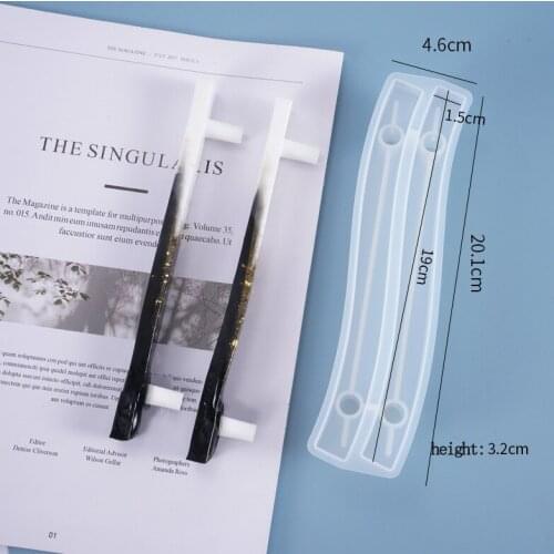 DIY UV Silicone Mould Dried Flower Resin Decorative Craft DIY Fruit Tray Coaster Handle Mold Crystal Epoxy Resin Molds