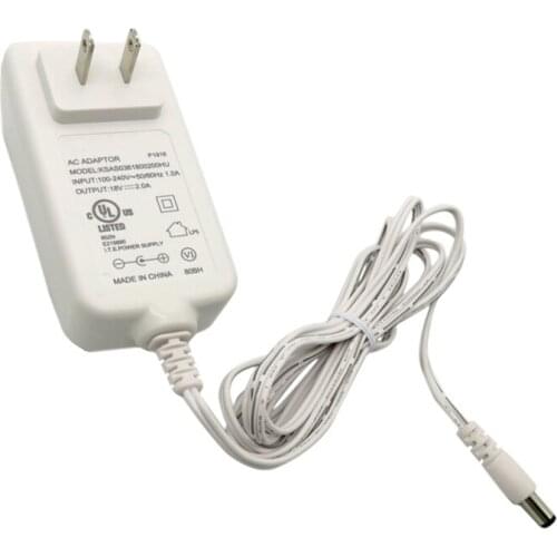 For Brookstone KSAS0361800200HU Power Supply 18V 2A Adapter Charger White - Used