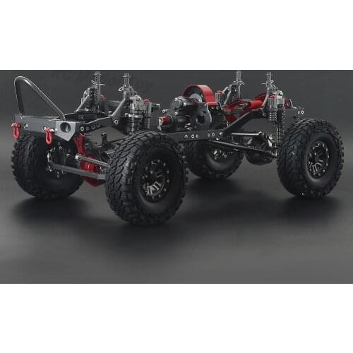 313mm Wheelbase Metal Chassis Set 4WD Rock Off-Road Assembled for 1/10 RC Crawler Car Truck SCX10