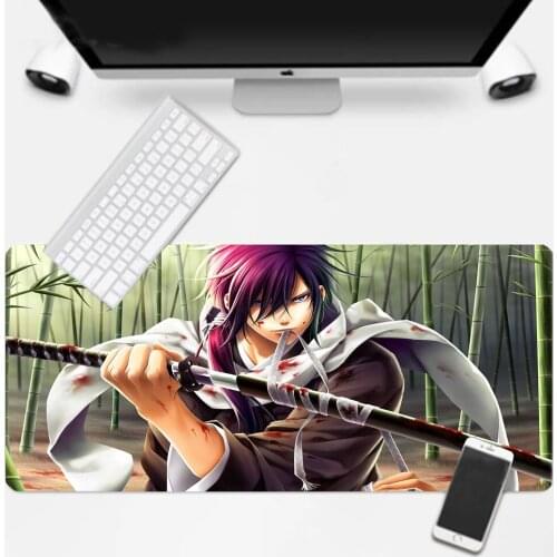 Katana Mouse Pads Very Nice God Mousepad Xl Gaming Accessories Anime Mat Pc Gamer Complete Desk Pad Custom Mouse Pad Xxl