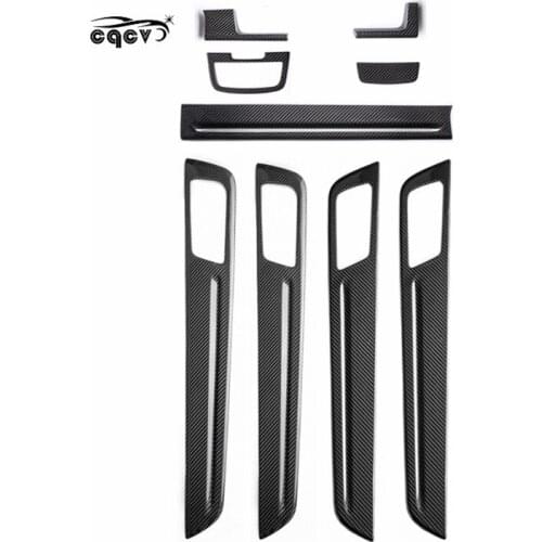 Beautiful carbon fiber interiors for Porsche Cayenne 970 Instrument panel trim Central control cover air conditioning vent strip