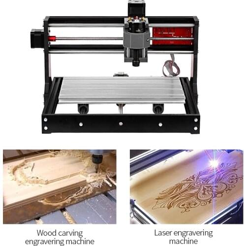 CNC 3018 Pro GRBL Control DIY Mini CNC Machine 3 Axis Pcb Milling Machine Wood Router Engraver with Offline Controller with ER11
