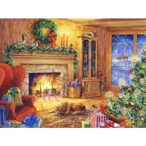 Warm and Toasty Top Quality Sewing kit Embroidery Needlework 14CT Unprinted Art Many colors Cross Stitch Kits DIY Handmade Decor