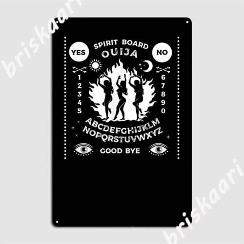 Occult Ouija Board With Dancing Witches Metal Signs pub Bar Cave Custom Plaques Tin sign Posters
