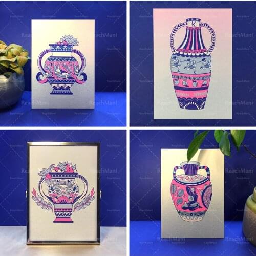 Affiche d'impression d'art de vase