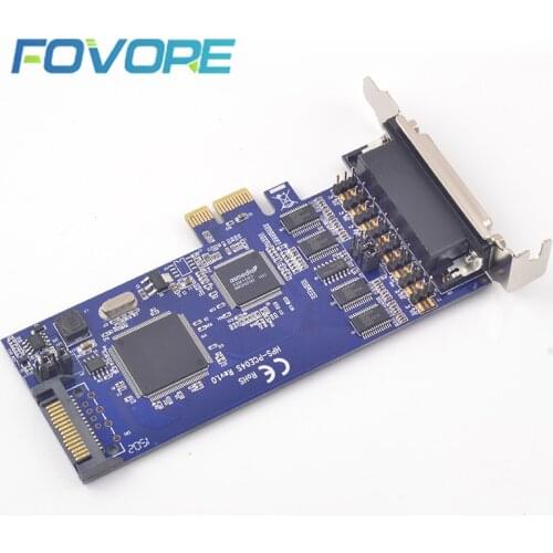 Serial DB9 RS232 PCI express Adapter 4 port Serial DB9 RS232 to PCI express Adapter RS-232 PCI e PCIe expansion Card