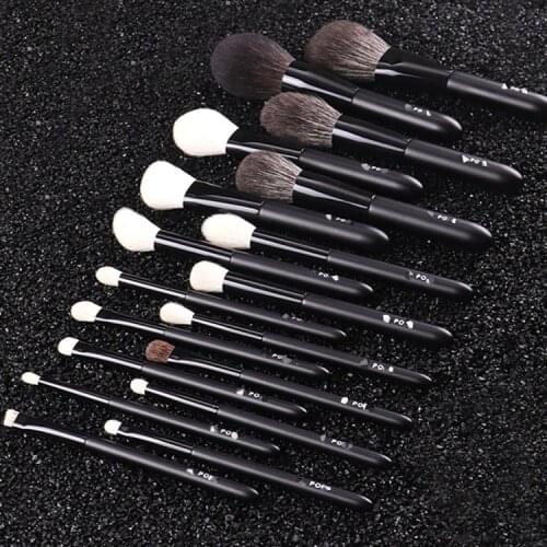 1 pc Pro Animal hair Makeup brushes Powder contour Blusher Make up brush Highlight Bronzer exquisite Professional with box