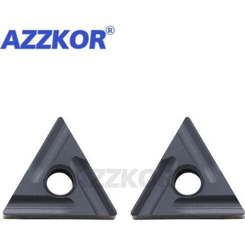 TNMG1604R-S NT125 Turning Tools Inserts CNC Center Lathe For Steel Maching Material AZZKOR Triangle Carbide Blades TNMG1604L-S
