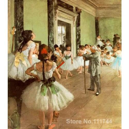 French artist Dancing Class Edgar Degas painting for sale High quality Hand painted