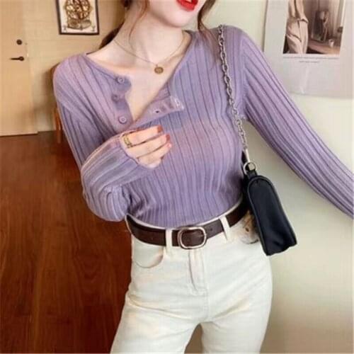 Winter Clothes Knitted Female Sweaters Pullovers Spring Autumn Basic Ladies Jumper Slim Womens Sweater Cheap Pull Long Sleeve