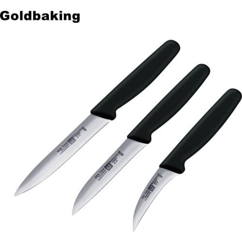 Goldbaking 3 Pieces Vegetable Knives Set Paring Peeling Knife Picnics And Quick Cutting