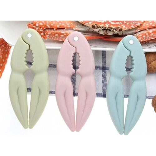 50pcs/lot Seafood Enameled Crab Cracker seafood tool lobster cracker Walnut Clip Nut cracker