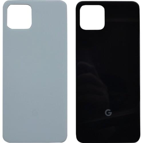 BINYEAE New Glass Battery Cover Rear Housing Back Case For Google Pixel 4 Replacement Part With Adhesive
