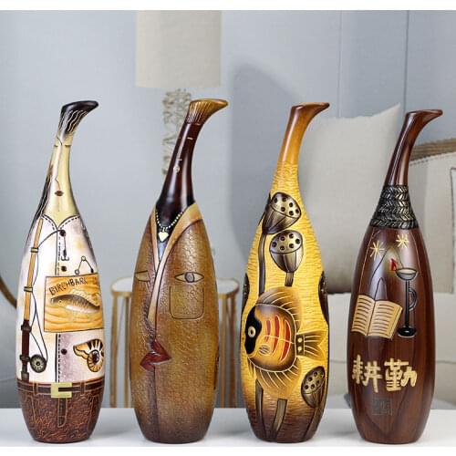 Swan Creative Vase Decoration Holiday Gift Wedding Decoration Living Room Home Crafts Ceramic Handmade Art