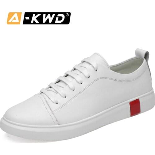Fashion Elevator Shoes for Men Chausure Homme Black White Genuine Leather Shoes Men Sneakers Men 2019 Wear-Resistent Footwear 47