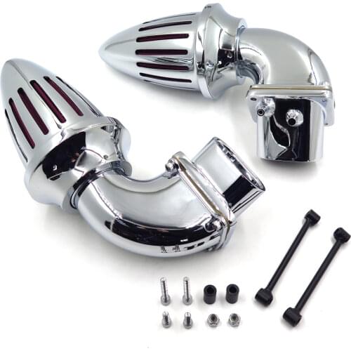 Aftermarket motorcycle parts High Quality Chrome Billet Aluminum Cone Spike Air Cleaner For Suzuki Boulevard M109 All year