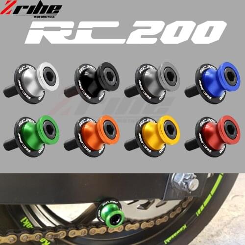 2018 NEW High Quality M10 Swingarm Spools slider Motorcycle stand screws for RC200 2014 2015 2016 2017