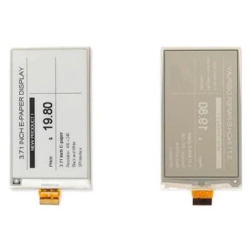 RPi 3.71 inch 24PIN SPI Black White E-INK E-Paper Display Screen 416*240