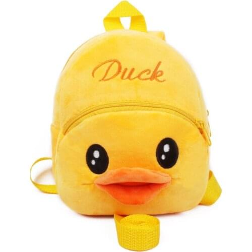 Fashion New Anti-lost Cute Toddler Backpack Toddler Bag Plush Animal Cartoon Kawaii Mini Travel Bag for Baby Girl Boy 2-6 Years