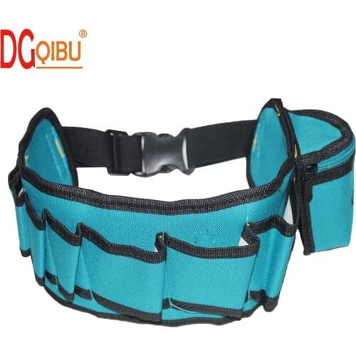 Multifunction Durable Waterproof Oxford 600d Tool Bag Waist Belt Bag Electrician Repair Tool Pouch Organizer with