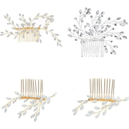 Bridal Hair Ornaments Romantic Hairwear Wedding Hair Accessories Comb for Hair Women Girl Headpiece Headdress Head Decoration