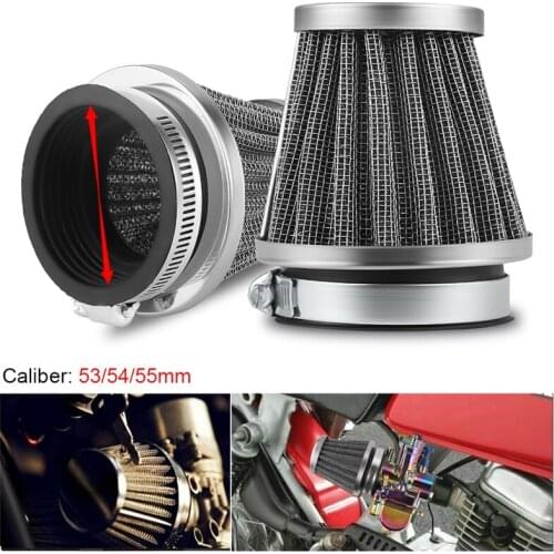 53mm 54mm 55mm Motorcycle Air Filter Motocross Scooter Air Pods Cleaner For PWK 32 34mm for Yamaha for Kawasaki for Suzuki
