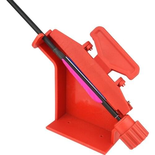 1pc Arrow Feather Fletching Jig Sticky Arrow Feathers Straight Archery Feather/Helical Feather Jig Recurve /Compound Bow Arrow