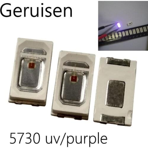 5630/5730 SMD/SMT UV/PURPLE Color SMD SMT 5730 LED light Chip- (1.8~3.4V / ) 385-415NM 2000PCS