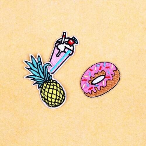 8PCs Mixed Patches For Clothing Iron On Embroidered Appliques DIY Apparel Accessories Patches For Clothing Fabric Badges