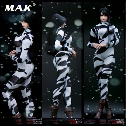 In Stock 1/6 Sexy Figure Accessory Sexy Jumpsuits Costume Tight Leotard Straitjacket Maillot Corsetry for 12 inches Body