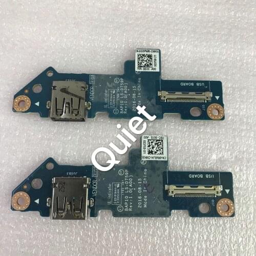 Free Shipping genuine FOR DELL FOR Alienware 15 R4 USB Port IO Board CABLE LS-D759P 0R40JH R40JH BAP10 Test OK