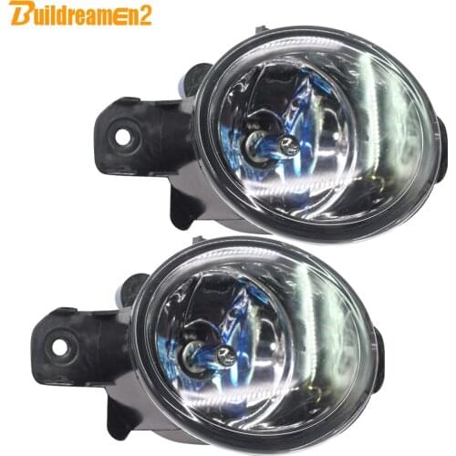 Buildreamen2 For Renault Laguna Modus Espace Koleos Thalia Symbol 100W Car Halogen Fog Light Daytime Running Lamp DRL Styling