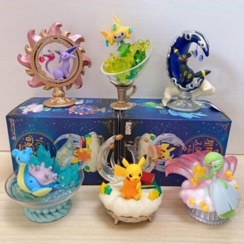 Pokemon Dreaming Case 2 Eevee Sylveon Umbreon Glaceon Leafeon Espeon PVC Figures Toys Random 1 pcs
