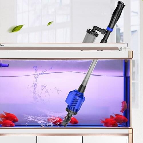 Efficient Electric Aquarium Water Change Pump Cleaning Tools Water Changer Gravel Cleaner Siphon for Fish Tank Water Filter Pump