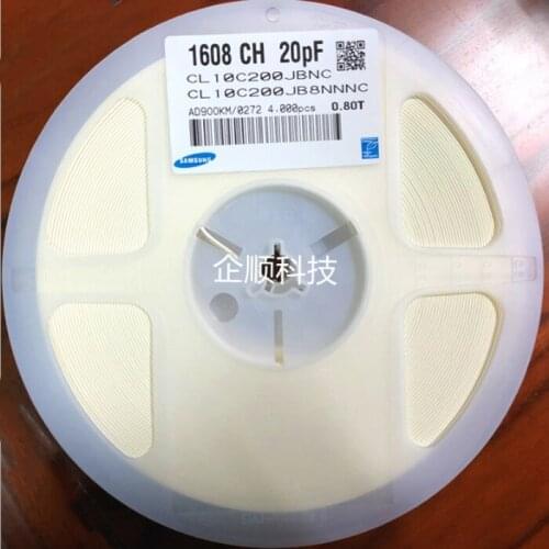 CL10C200JB8NNWC CL10C200JB8NNNC CL10C200JB8NFNC 0603 20pF 50V C0G ±5% Chip capacitors