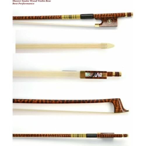 Master Snakewood Violin Bow Great Performance Master Craftsmanship#MI628