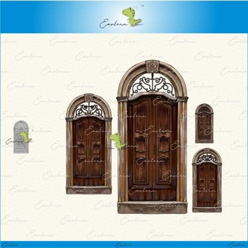 Small door metal cutting dies 2021 new diy molds Scrapbooking Paper Making die cuts crafts