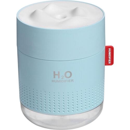 Mini USB Charge Humidifier Students Dormitory Office Desktop Mute Cute Snow Mountain Humidifier